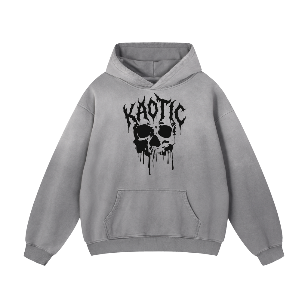 KAOTIC DRIPPING SKULL HOODIE