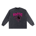 Snow Washed Frayed Edge T-Shirt