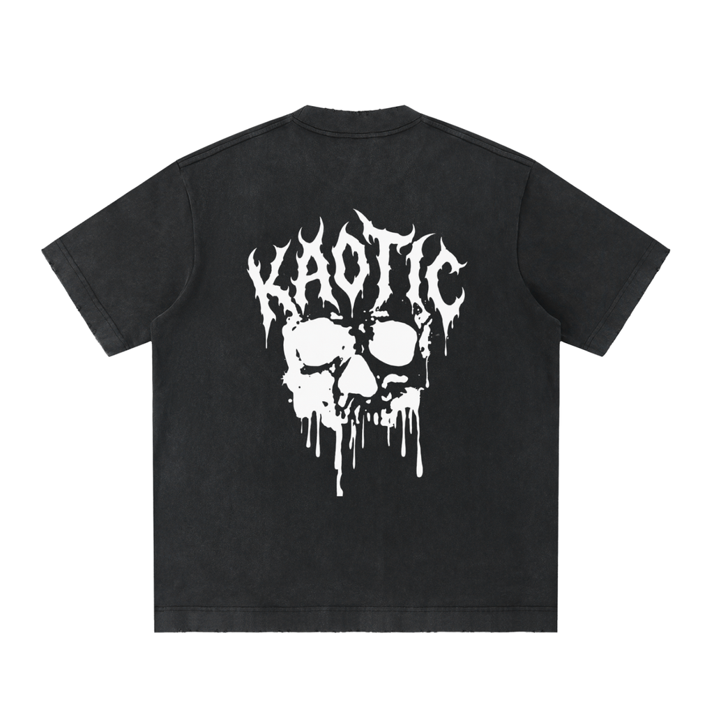 KAOTIC SKULL DRIP TEE