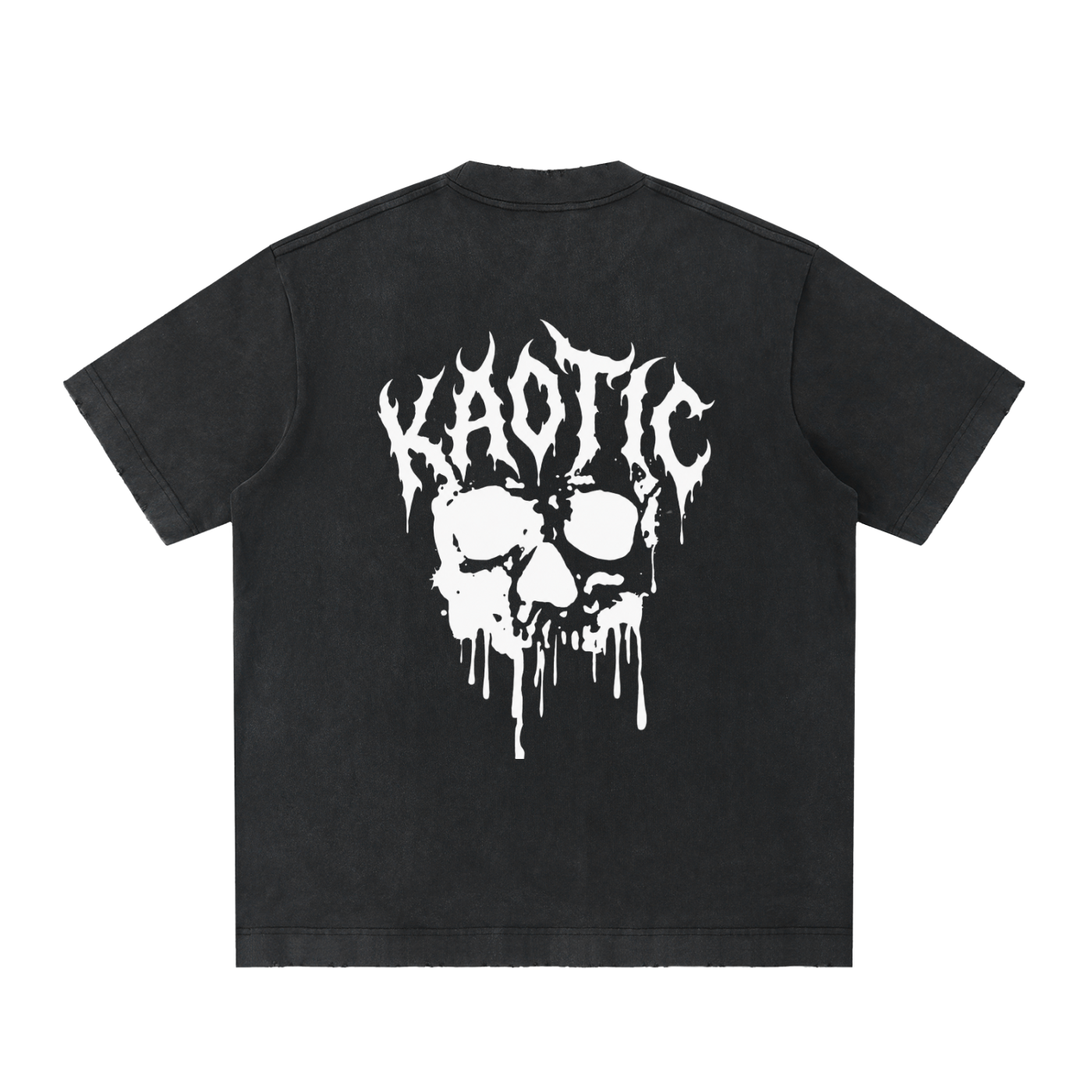 KAOTIC SKULL DRIP TEE