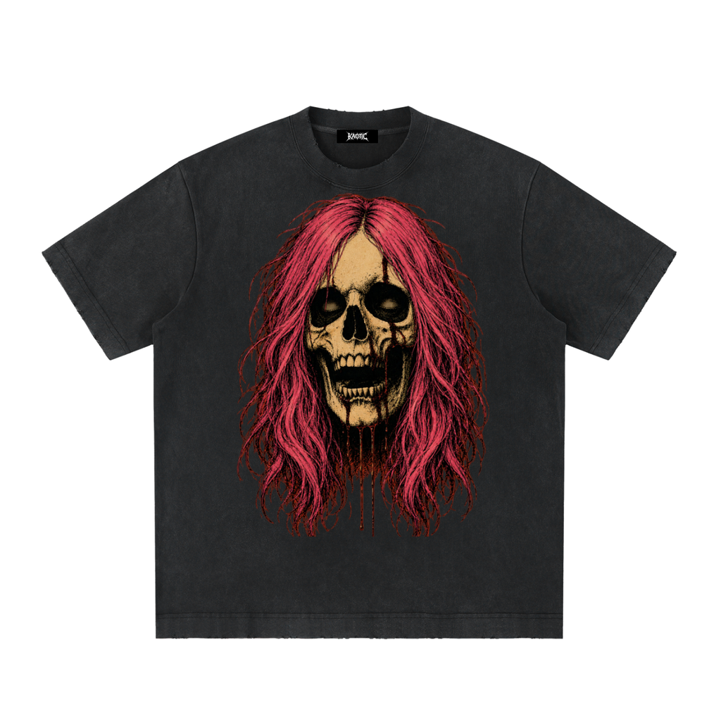 PINK HAIR SKULL