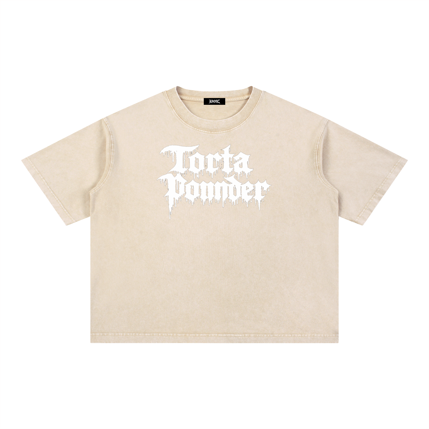 Mineral Wash Boxy Cotton T-Shirt